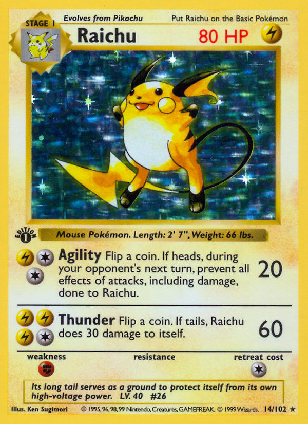 Raichu 14/102 Base