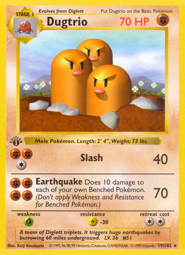 Dugtrio 19/102 Base