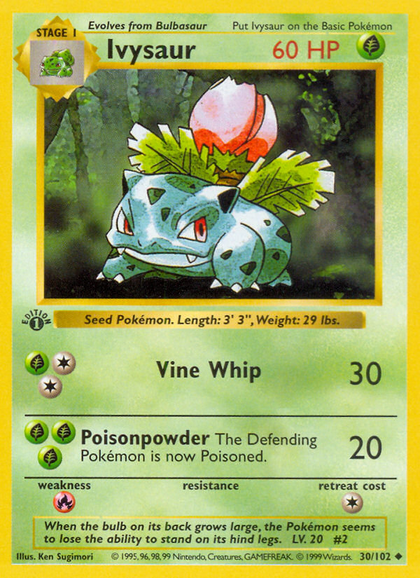 Ivysaur 30/102 Base