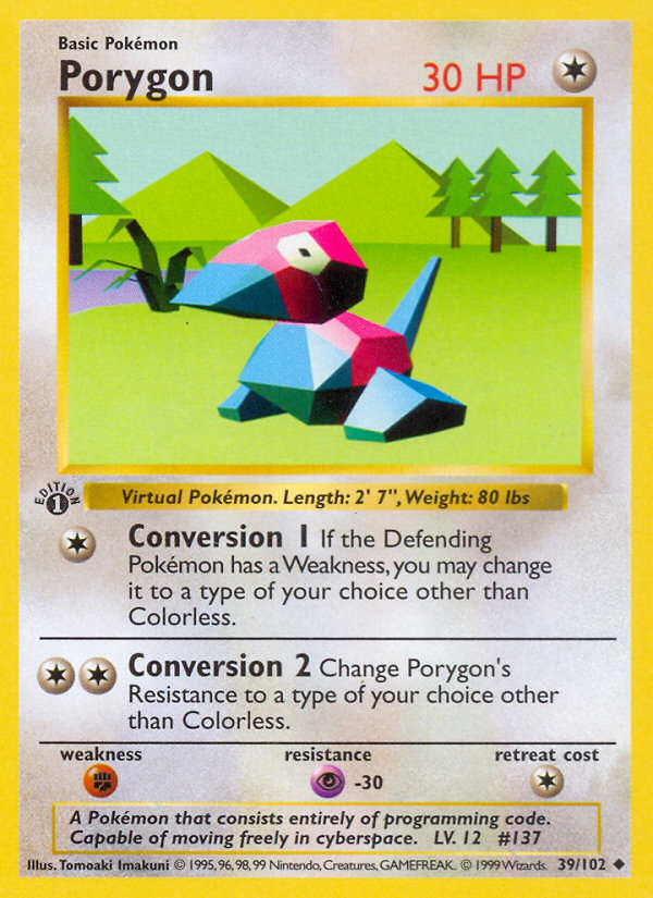 Porygon 39/102 Base