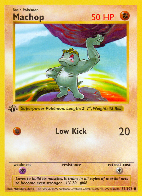Machop 52/102 Base