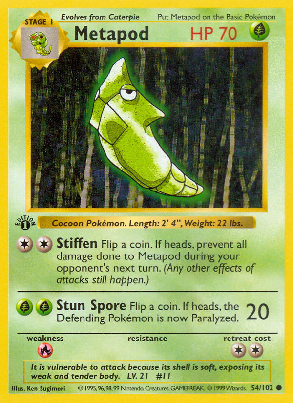 Metapod 54/102 Base