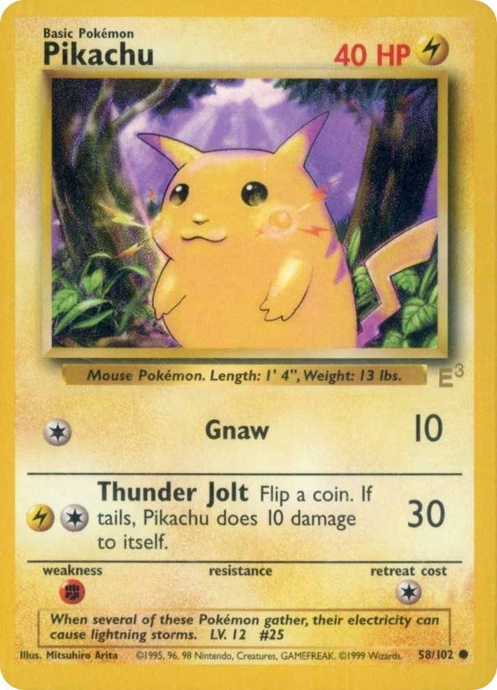 Pikachu 58/102 Base