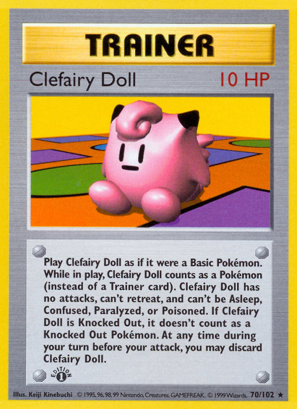 Clefairy Doll 70/102 Base