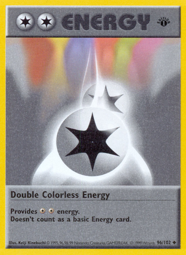 Double Colorless Energy 96/102 Base
