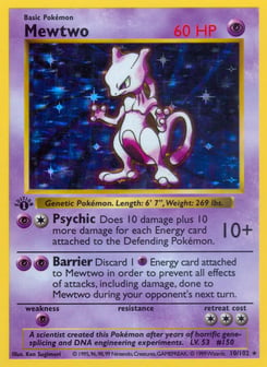 Mewtwo 10/102 Base