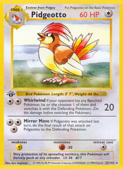 Pidgeotto 22/102 Base