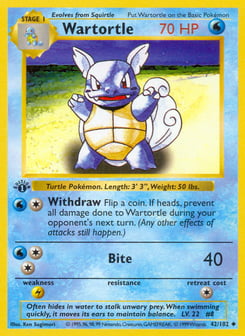 Wartortle 42/102 Base