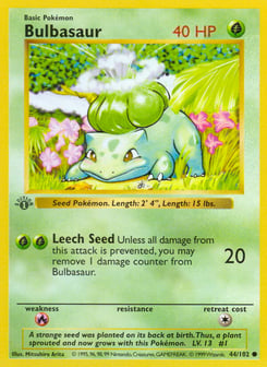 Bulbasaur 44/102 Base