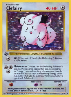 Clefairy 5/102 Base