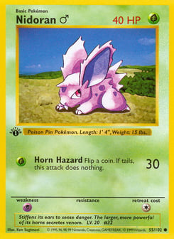 Nidoran ♂ 55/102 Base