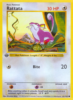 Rattata 61/102 Base