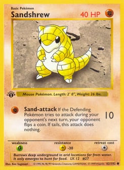 Sandshrew 62/102 Base