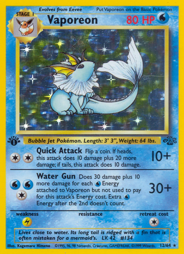 Vaporeon 12/64 Jungle