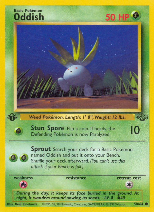 Oddish 58/64 Jungle