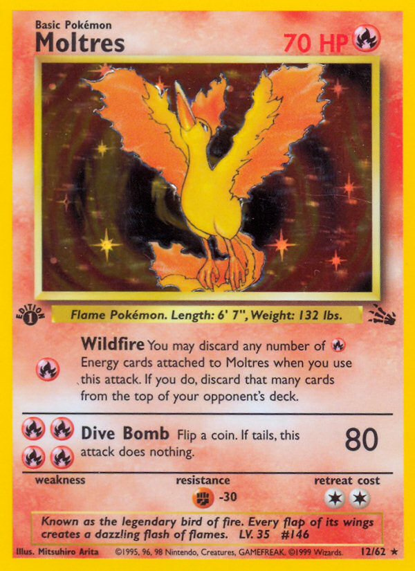 Moltres 12/62 Fossil