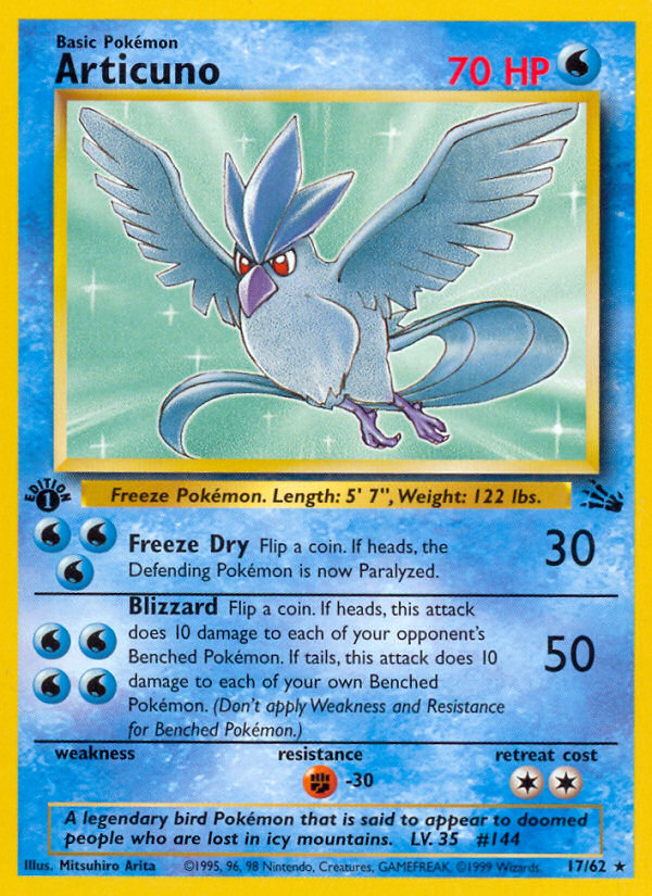 Articuno 17/62 Fossil