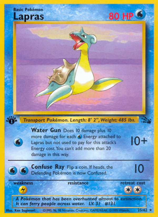 Lapras 25/62 Fossil
