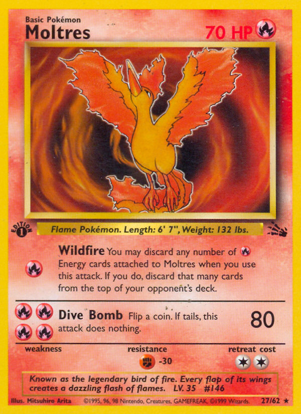 Moltres 27/62 Fossil