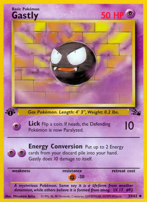 Gastly 33/62 Fossil