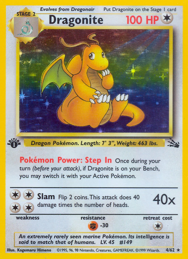 Dragonite 4/62 Fossil