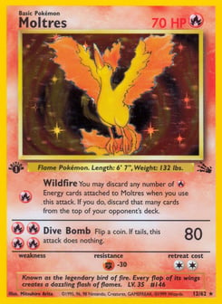 Moltres 12/62 Fossil