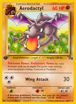 Aerodactyl 16/62 Fossil