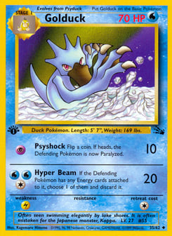 Golduck 35/62 Fossil