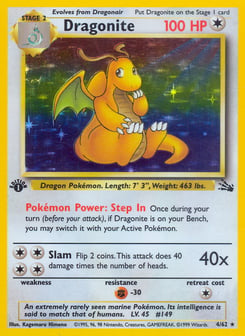 Dragonite 4/62 Fossil