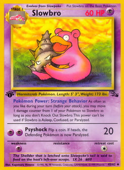 Slowbro 43/62 Fossil