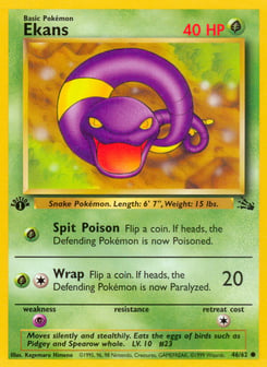 Ekans 46/62 Fossil