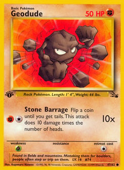 Geodude 47/62 Fossil