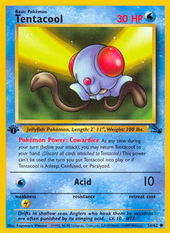 Tentacool 56/62 Fossil
