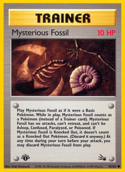 Mysterious Fossil 62/62 Fossil