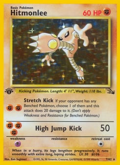 Hitmonlee 7/62 Fossil