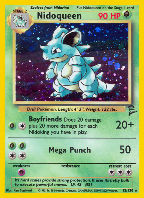 Nidoqueen 12/130 Base Set 2