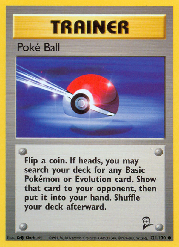 Poké Ball 121/130 Base Set 2