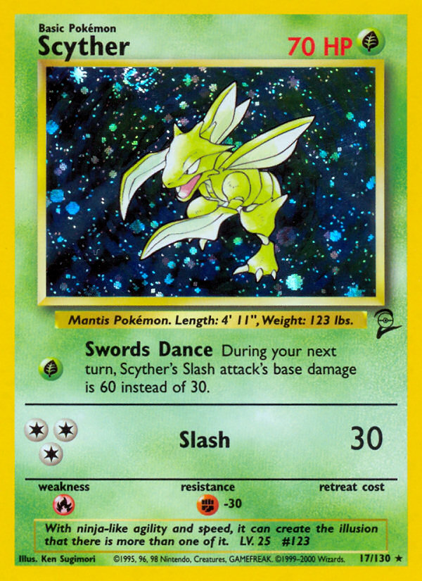 Scyther 17/130 Base Set 2