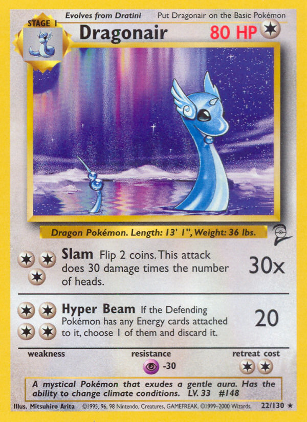 Dragonair 22/130 Base Set 2