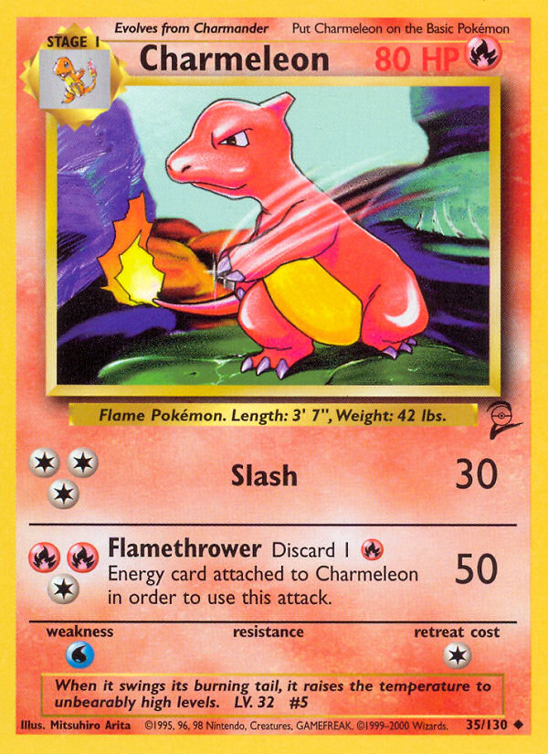 Charmeleon 35/130 Base Set 2