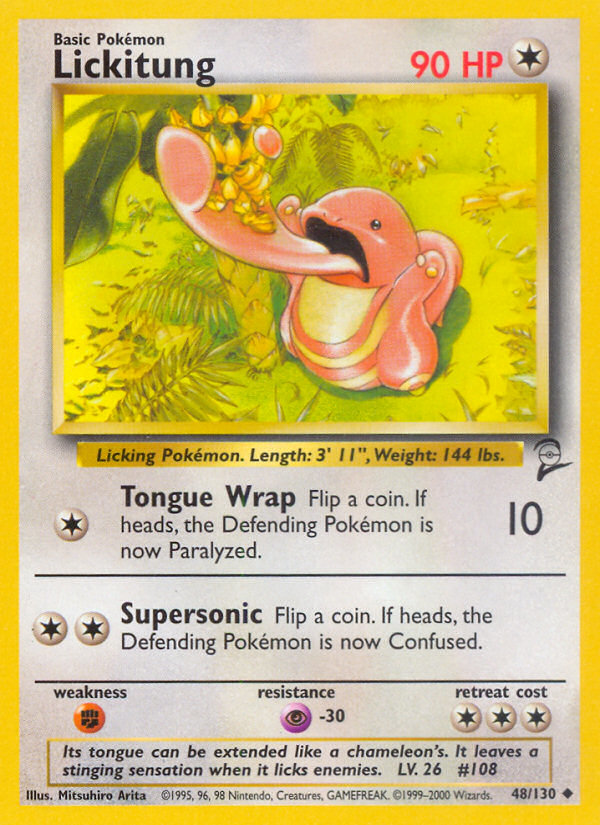 Lickitung 48/130 Base Set 2