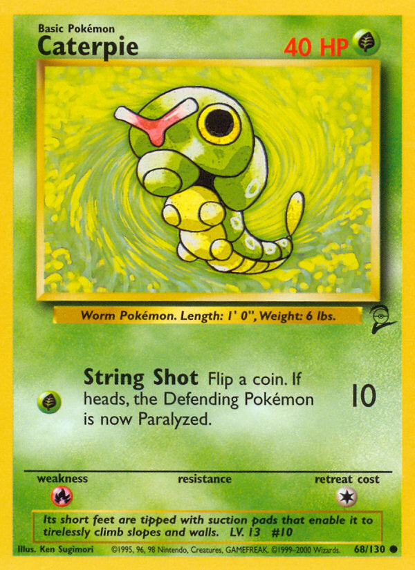 Caterpie 68/130 Base Set 2