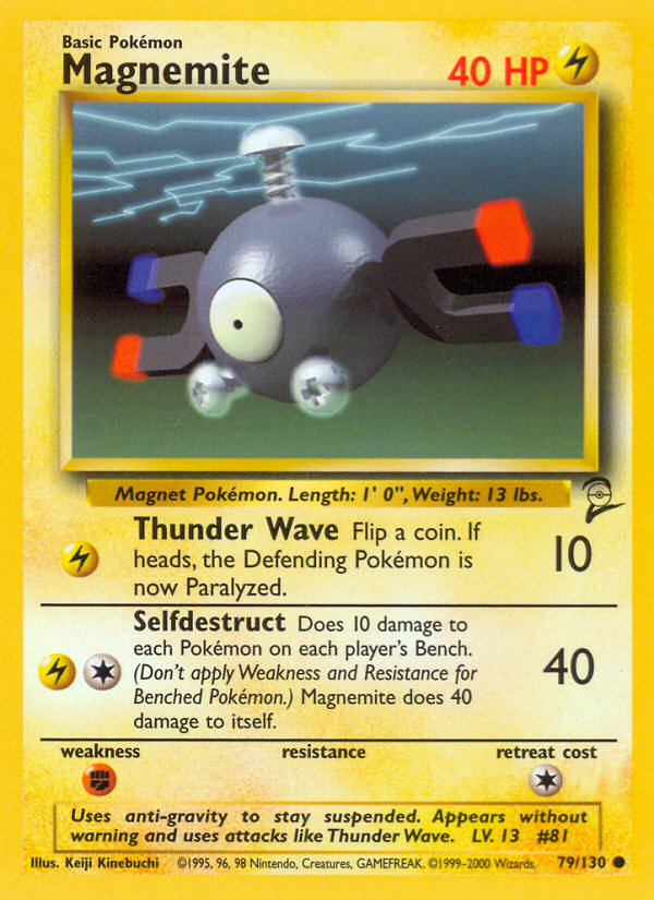 Magnemite 79/130 Base Set 2