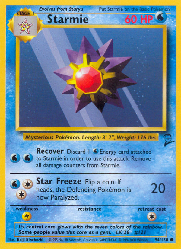 Starmie 94/130 Base Set 2