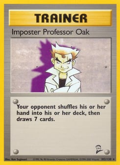 Imposter Professor Oak 102/130 Base Set 2