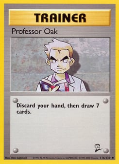 Professor Oak 116/130 Base Set 2