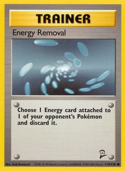 Energy Removal 119/130 Base Set 2