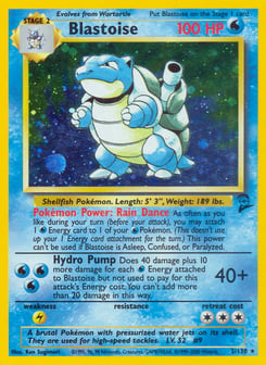 Blastoise 2/130 Base Set 2