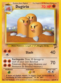 Dugtrio 23/130 Base Set 2