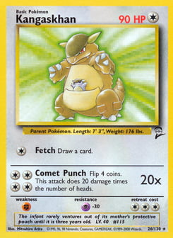 Kangaskhan 26/130 Base Set 2